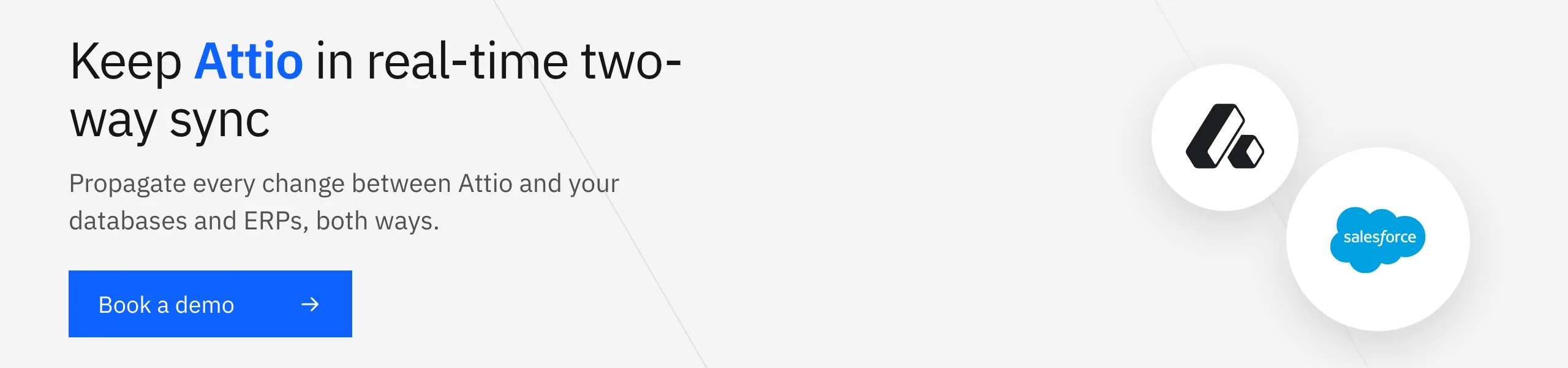 Keep Attio in real-time two-way sync. Book a demo with Stacksync.