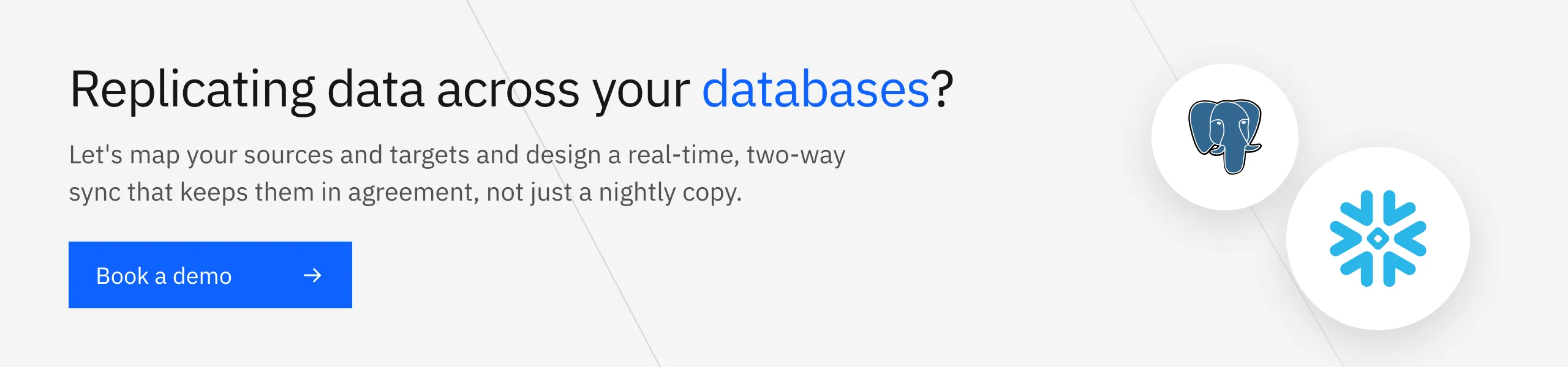 Book a Stacksync demo to design real-time, two-way data replication