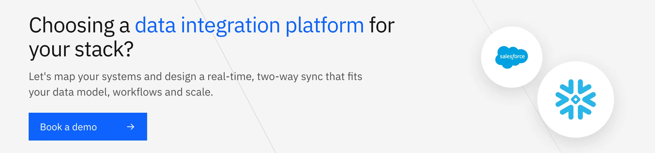 Choosing a data integration platform for your stack? Book a demo with Stacksync.