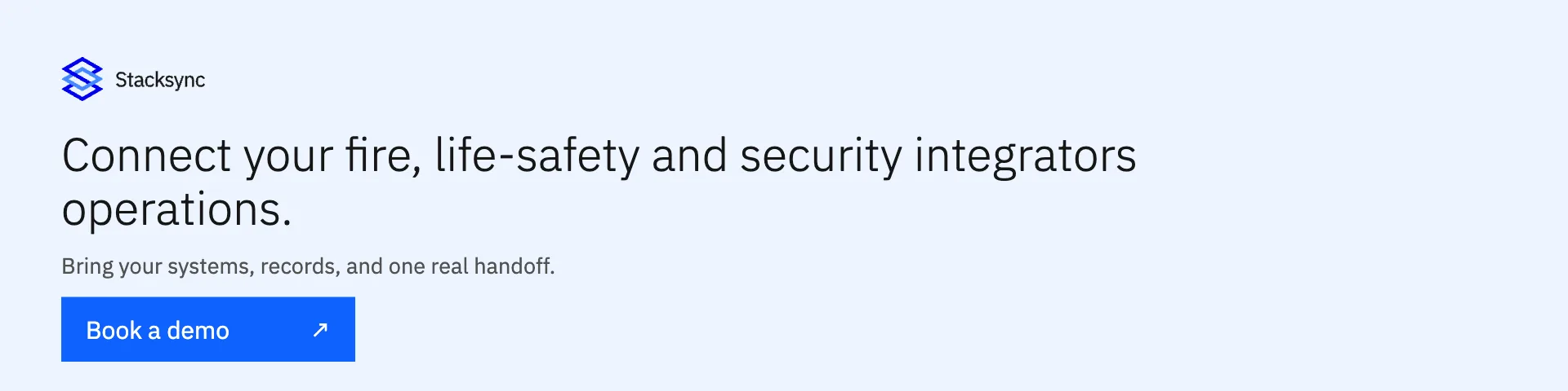 Book a demo for fire, life-safety and security integrators operations